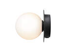 Liila 1 Wall/Ceiling Light Small, black/opal