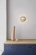 Liila 1 Wall/Ceiling Light Medium, nordic gold/optic clear