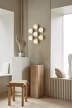 Liila Star Wall/Ceiling Light, nordic gold/opal