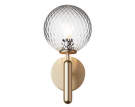 Miira Wall Lamp, brass/optic clear