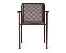 Dapple Chair with Arms, dark chocolate