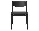 Apelle Dining Chair Back Upholstery, black/black ash