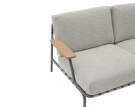 Settle Sofa 2-Seater, Ribbed Weave 2/dark green