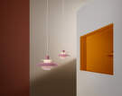 PH 5 Mini Pendant Lamp, hues of rose