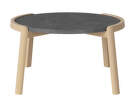 Mix Coffee Table Ø65, white oiled oak/pietra grey marble