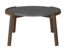 Mix Coffee Table Ø65, dark oiled oak/pietra grey marble