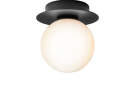 Liila 1 Wall/Ceiling Light Small, black/opal