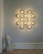 Liila 12 Wall/Ceiling Light, nordic gold/optic clear