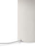 Margin Portable Table Lamp, white canvas