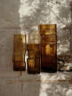 Muro Vase, recycled amber