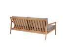 Outdoor sofa Jack, 180 cm, teak / Mocha