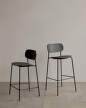 Co Bar/Counter Chairs, black oak
