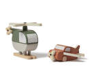 Wooden Helicopter and Plane