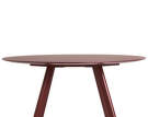 CPH 25 Table Ø140, bordeaux/burgundy linoleum