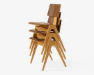 Daystak Side Chair RD1, beech/walnut