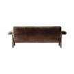 Brasilia Sofa, Sheepskin sahara/walnut