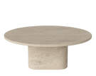 Eida Coffee Table Ø90 H32, sand travertine