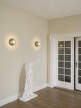 Liila 1 Wall/Ceiling Light Medium, dark bronze/optic clear