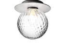 Liila 1 Wall/Ceiling Light Medium, light silver/optic clear