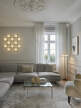 Liila 12 Wall/Ceiling Light, nordic gold/opal