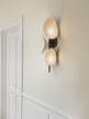 Florii 3 Wall Lamp, dark bronze/white