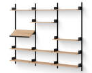 Policová sestava Display Shelf, oak black