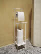 Dora Toilet Paper Stand, white