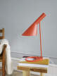 AJ Table Lamp, electric orange