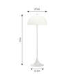 Panthella Floor Lamp, white opal