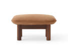 Brasilia Ottoman, Dunes Camel/walnut