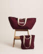 Everyday Tote Bag, burgundy