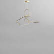 Kumo Chandelier Mini, brass