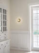 Liila 1 Wall/Ceiling Light Medium, dark bronze/optic clear