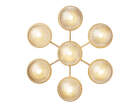 Liila Star Wall/Ceiling Light, nordic gold/optic clear