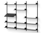 Policová sestava Display Shelf, black ash black