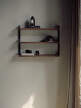 Tea Shelf, walnut/black