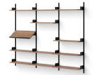 Display Shelf, walnut/black