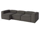 Cosima 3-seater Sofa w. Chaise Longue, Globa