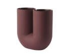 Kink Vase H26, deep red