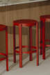 Doon Bar Stool 65 cm, tomato red