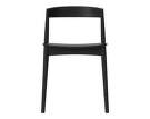 Kite Dining Chair, black lacquered oak