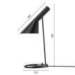 AJ Table Lamp, black