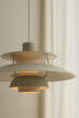 PH 5 Pendant Lamp, monochrome pale pewter