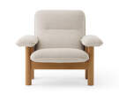 Brasilia Lounge Chair, Moss 0011/natural oak