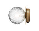 Liila 1 Wall/Ceiling Light Small, nordic gold/optic clear