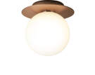 Liila 1 Wall/Ceiling Light Medium, dark bronze/opal