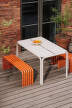 Nokk Bench, orange peel