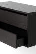 Cabinet Low w. Drawers, black ash