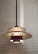 PH 5 Pendant Lamp, monochrome burgundy