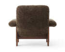 Brasilia Lounge Chair, Sheepskin root/walnut